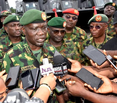 COAS Charges Troops To Go After Economic Saboteurs, Vandals COAS Charges Troops To Go After Economic Saboteurs, Vandals