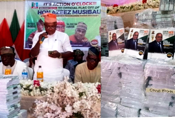 100 Days In Office: Oyo Lawmaker, Azeez Musibau Flag-Off Educational Support Scheme 100 Days In Office: Oyo Lawmaker, Azeez Musibau Flag-Off Educational Support Scheme