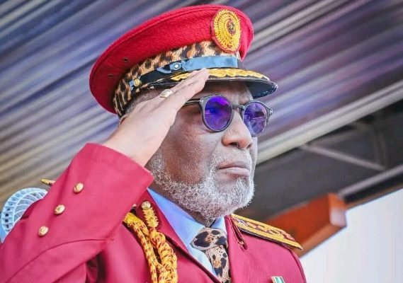Akeredolu: South West Commanders, Officers Of Amotekun Hold Candlelight Walk