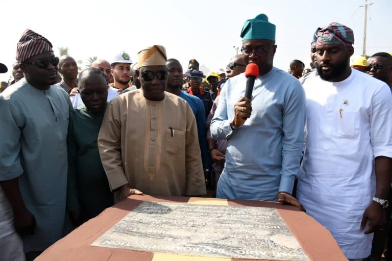 Makinde Commissions 10km Omi Adio-Ido Junction Road