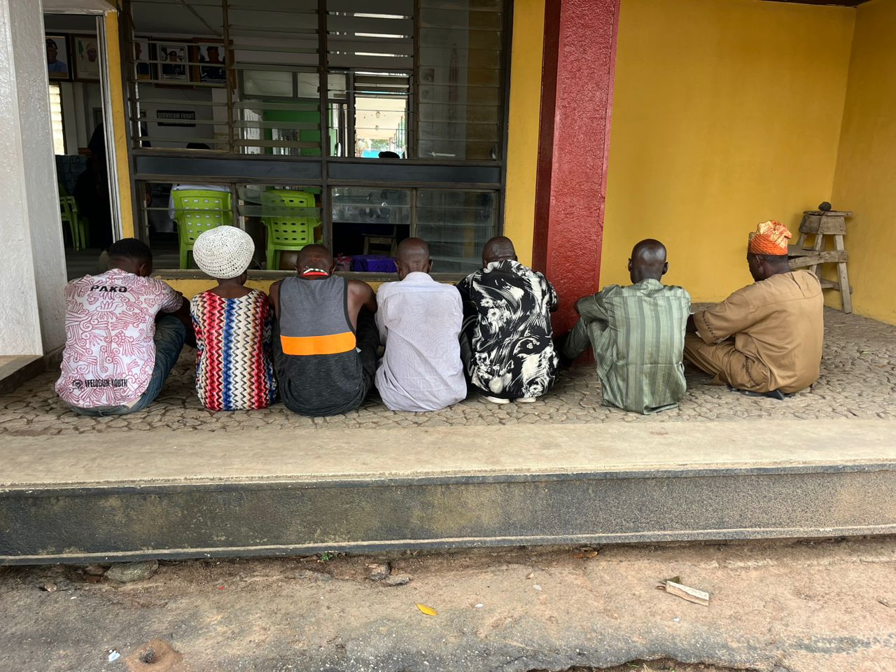 NSCDC Parades Suspected Rapists, Human Traffickers In Oyo NSCDC Parades Suspected Rapists, Human Traffickers In Oyo