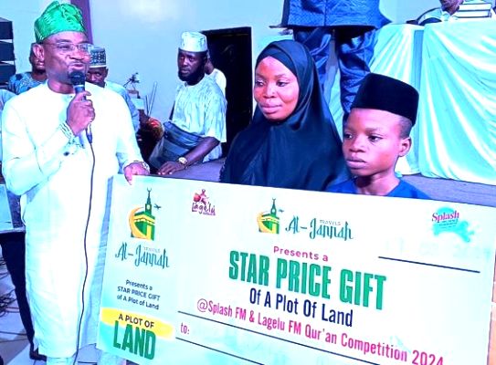 How 13 Year-Old Adebowale Mohammed Won #1.8m Worth Of Land At Splash/Lagelu FM Ramadan Lecture