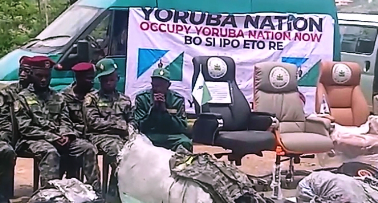 Police Parade 21 Suspected Yoruba Nation Agitators Police Parade 21 Suspected Yoruba Nation Agitators
