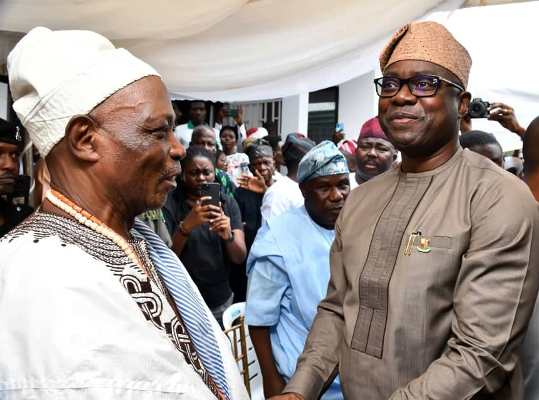 Makinde Celebrates Ladoja At 80 Makinde Celebrates Ladoja At 80