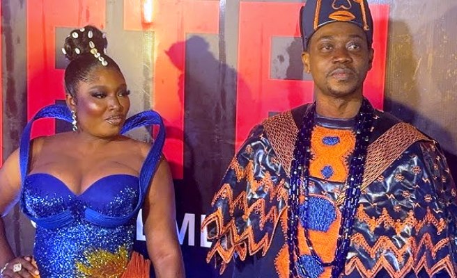 Glamour As Lateef Adedimeji Premieres His Latest Movie, Lisabi