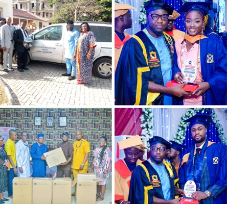 Alumni Of Ajayi Crowther University Donate Bus To Alma Mater Alumni Of Ajayi Crowther University Donate Bus To Alma Mater