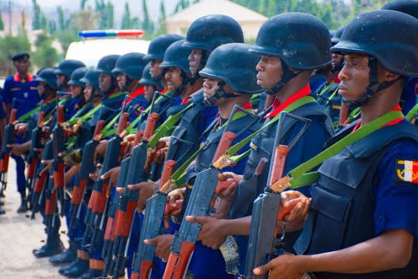 Four Paraded By NSCDC Over Illegal Revenue Collection Four Paraded By NSCDC Over Illegal Revenue Collection