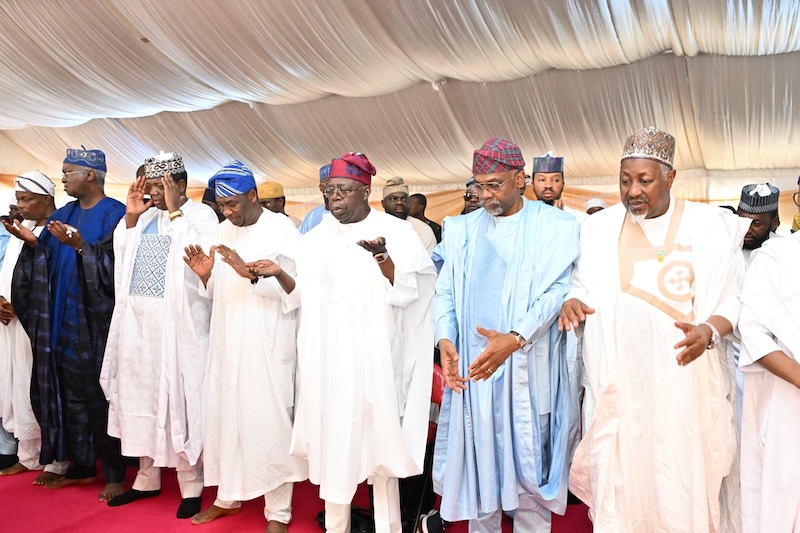 Tinubu Solicits More Prayers For Troops Tinubu Solicits More Prayers For Troops