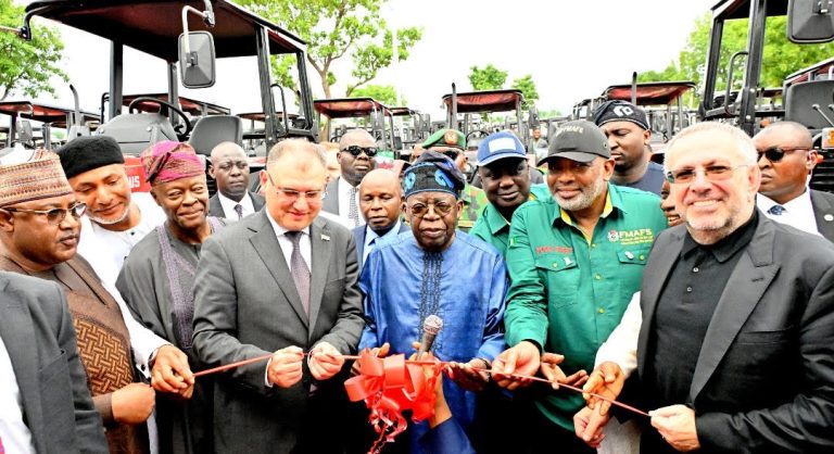 Tinubu Launches 2,000 Tractors To Boost Mechanized Farming