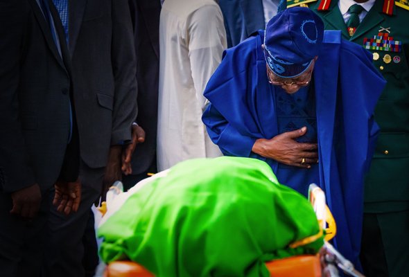 President Tinubu Bids Farewell As Former President Buhari Laid To Rest