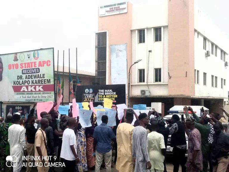 ‎Bye-Election: Ibadan North APC Youths, Members Stage Protest