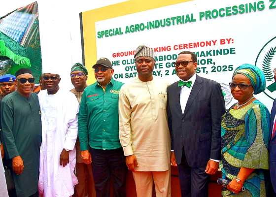 Day Shettima, Afdb President, Makinde Turned Sod For Ijaiye Agribusiness Devt Hub