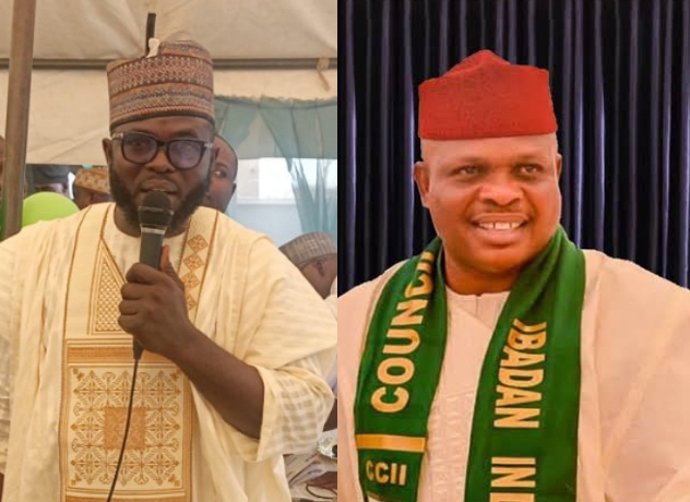 Double Celebration: Hassan Giwa Congratulates Oyo Ex-ALGON Boss, Prince Alesinloye