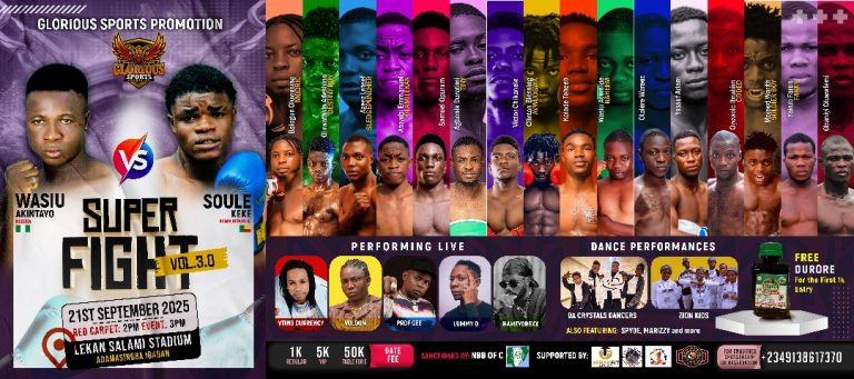 Ibadan Agog For Glorious Sports’ Super Fight Boxing Show