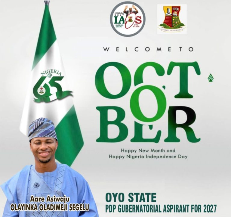 ‎Independence Day: Segelu Preaches Hope, Applauds Tinubu, Makinde For Quality Leadership