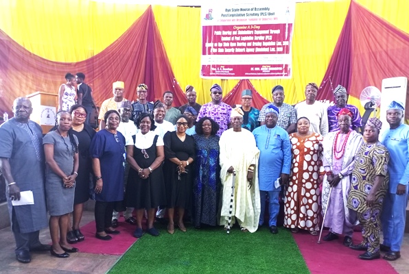 Stakeholders Call For Special Welfare Scheme For Amotekun, As Oyo Assembly Holds PLS Inquiry On Amotekun Law