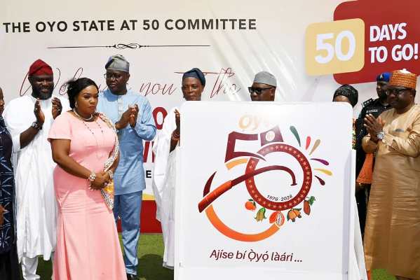 Makinde Unveils Logo For Oyo @ 50 Celebration Makinde Unveils Logo For Oyo @ 50 Celebration