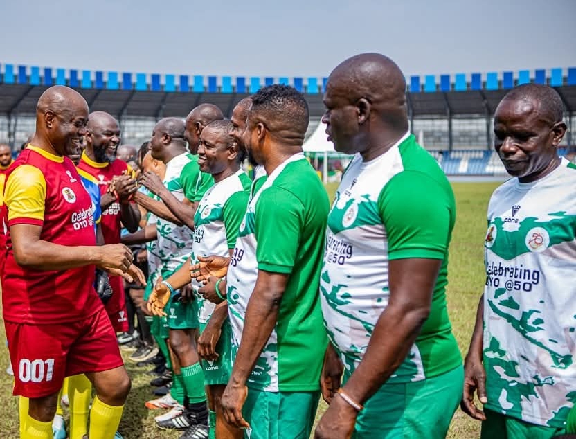 Oyo @50 Novelty Match: Makinde Nets Brace, As AUD Saki Wins Governor’s Cup Oyo @50 Novelty Match: Makinde Nets Brace, As AUD Saki Wins Governor’s Cup