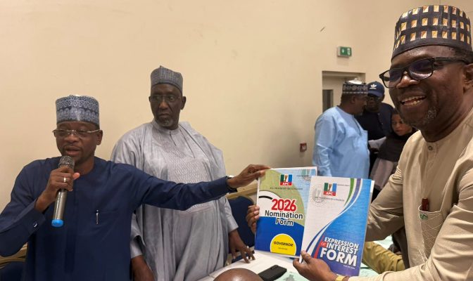 Senator Adeola Yayi Picks Ogun APC Governorship Forms