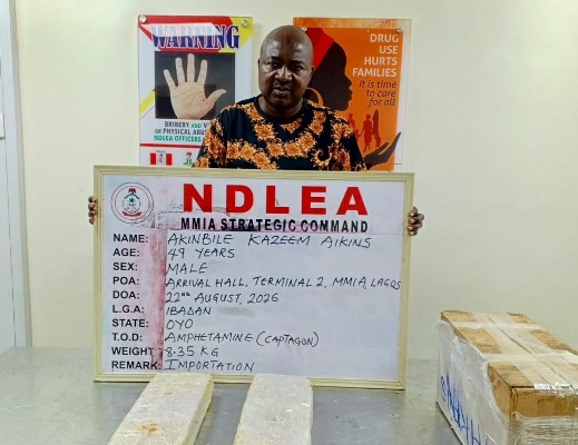 Shocking NDLEA Drug Seizure: ₦6.2bn Captagon, Opioids Intercepted At Lagos Airport NDLEA drug seizure