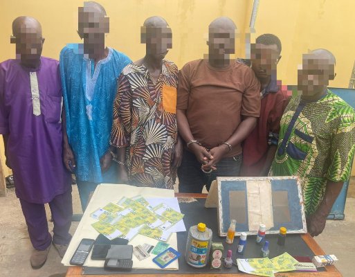 oyo police fake euro arrest